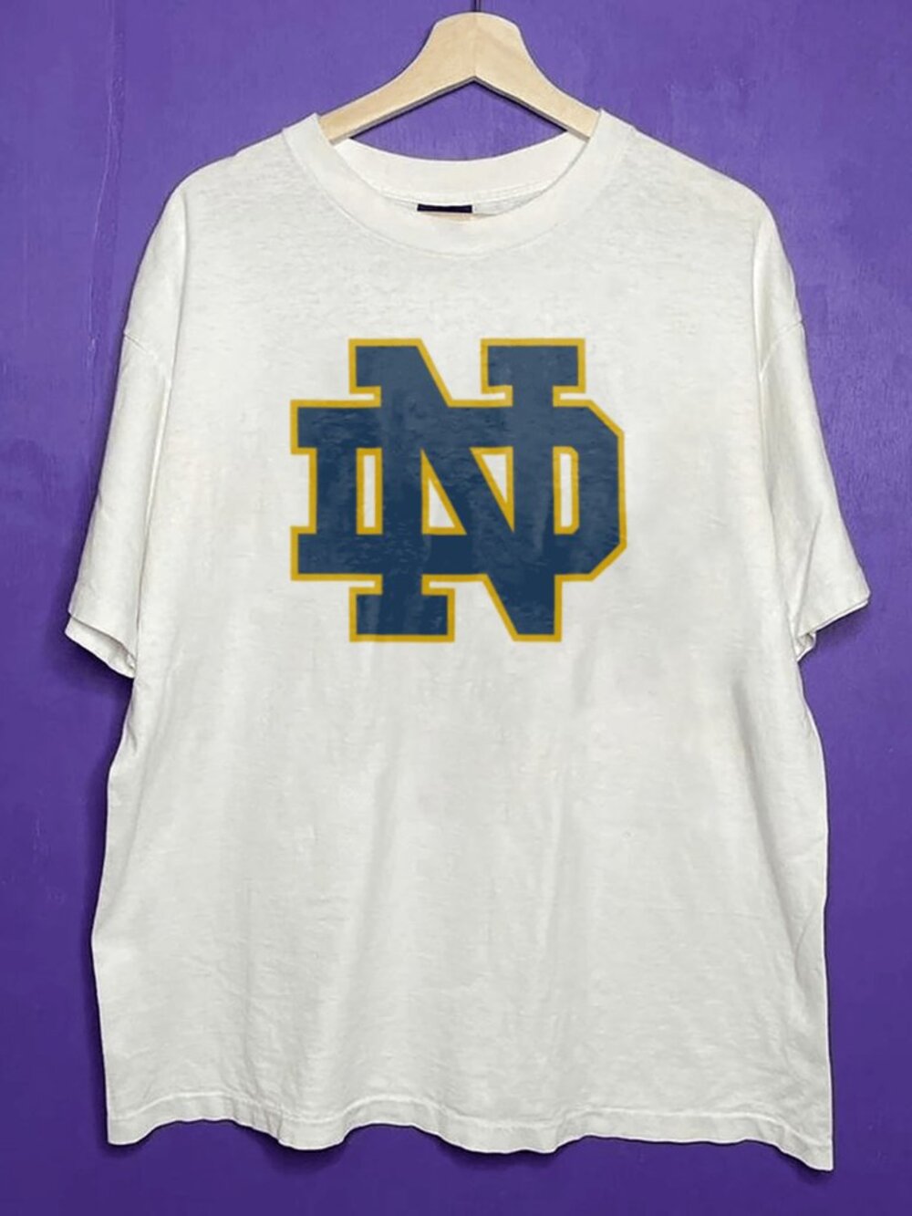 Notre Dame Fighting Irish Crewneck Shirt, Logo Notre Dame Men Women Shirt Tee